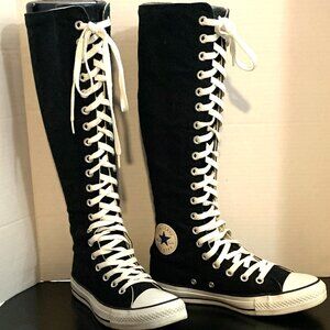 Unisex Converse All Star Chuck Taylor  VINTAGE  Zip-Up Boots Sz 6 mens 8 womans
